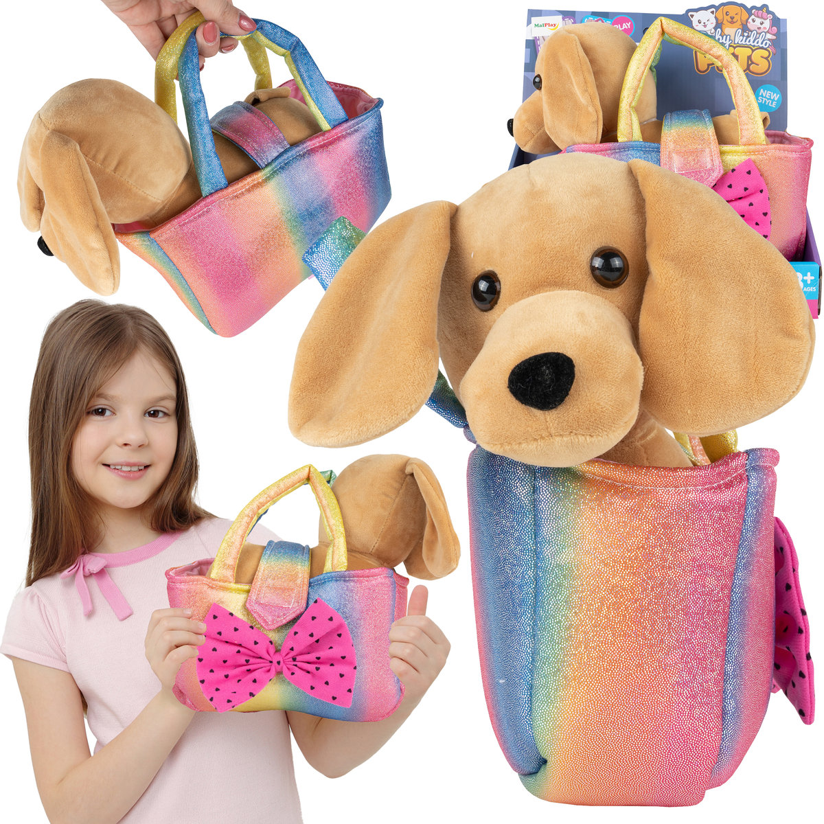 Piesek Pies Mięciutki Pluszowy Maskotka W Torebce