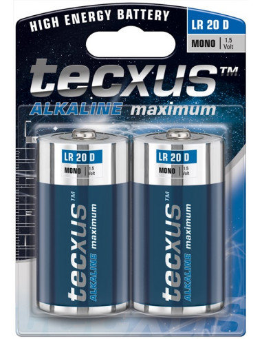 Tecxus D LR20 Alkaline baterie jednorazowe 23637