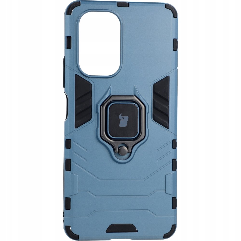 Bizon Etui Case Armor Ring Xiaomi Mi 11i / Poco F3 niebieskie BCARMI11IBL