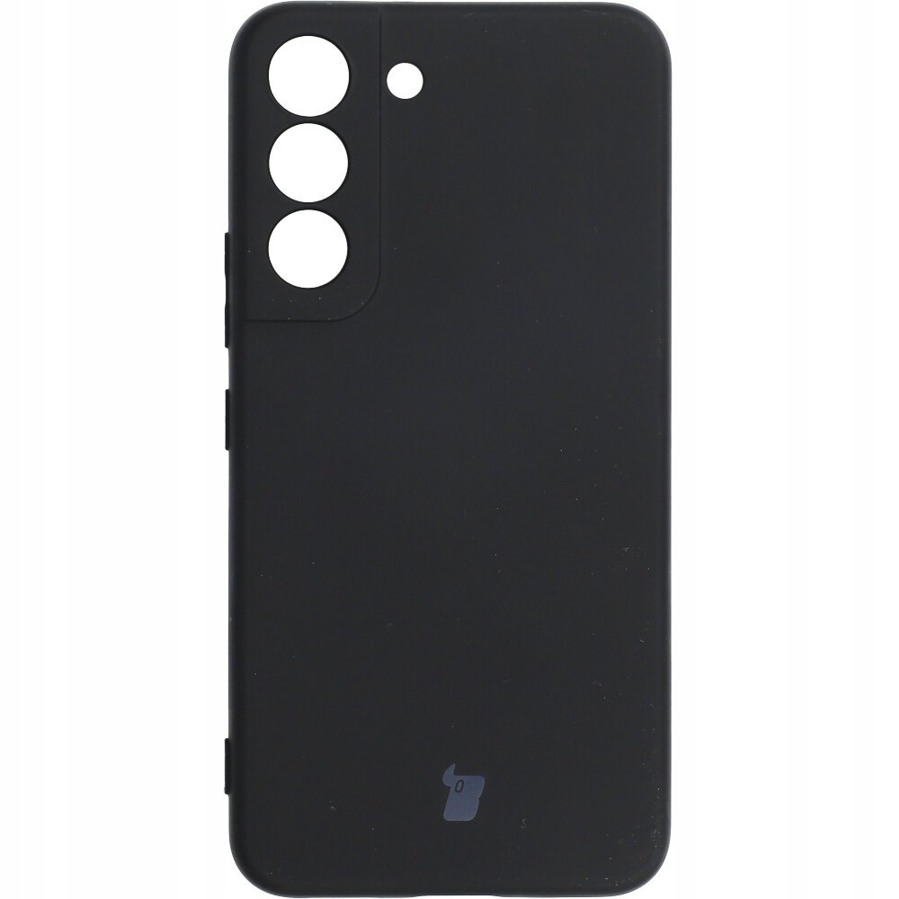Bizon Etui Case Silicone Galaxy S22 czarne BCSGALS22BK
