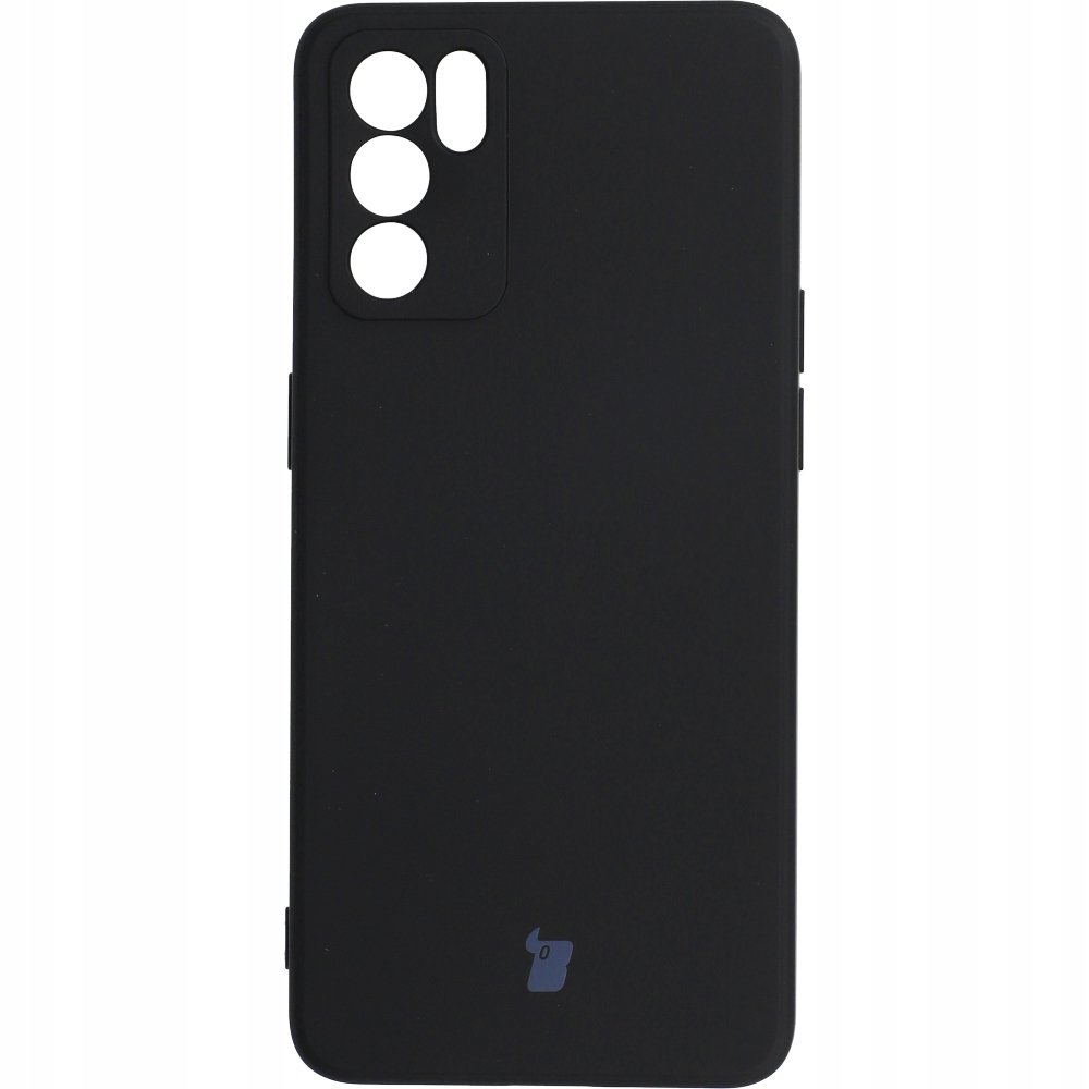 Bizon Etui Case Silicone Oppo Reno 6 5G czarne BCSOPR65GBK
