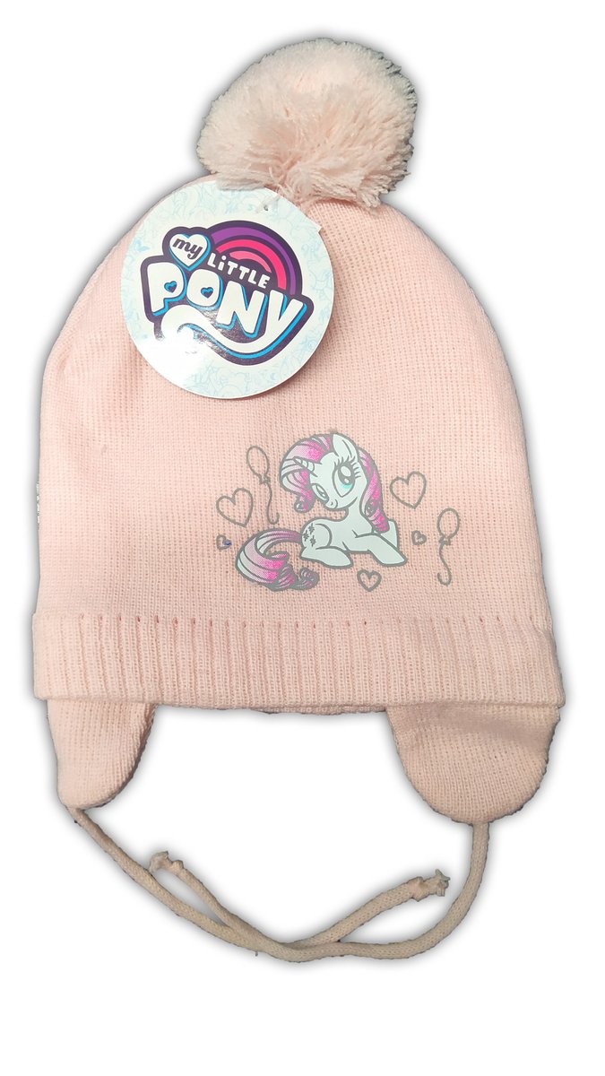 Czapka Zimowa Wiązana My Little Pony Róż 50 Baby