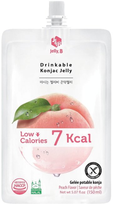 Jelly.B Galaretka Konjac Brzoskwinia roślinno - owocowa 150 g