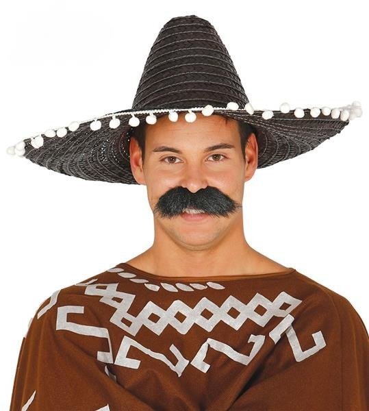 Sombrero Meksykańskie Czarne