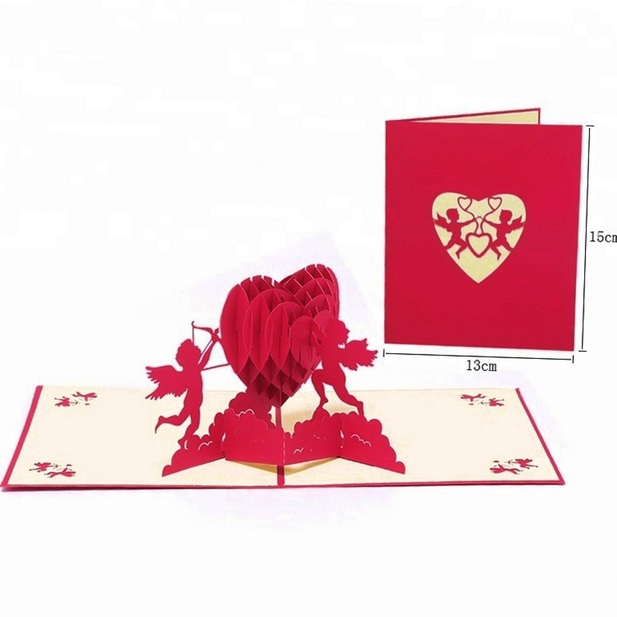 Kartka Pocztowa Okolicznościowa 3D Pop-Up Walentynki Miłość