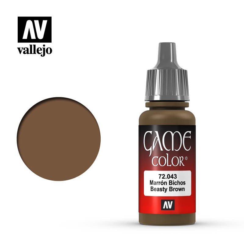 Vallejo Game Color Beasty Brown 17ml