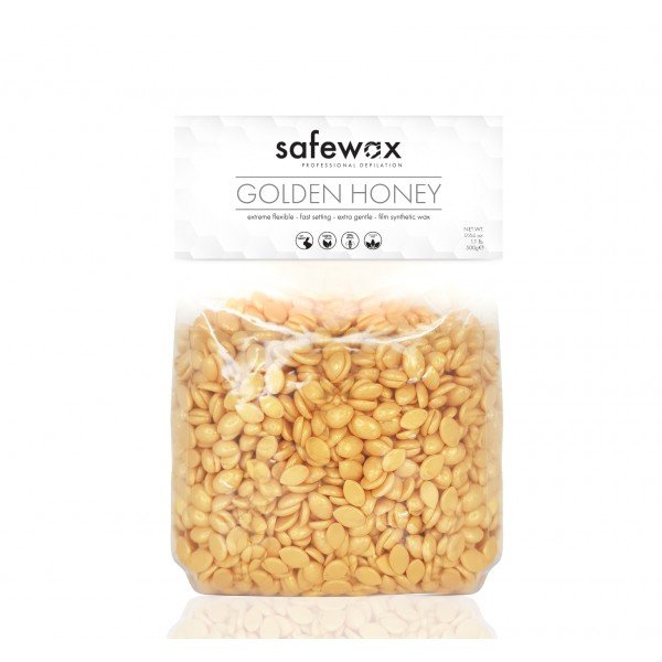 Safewax, Złoty wosk w granulkach Płynne Złoto, 0,5 kg