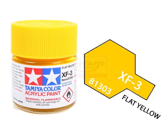 Tamiya Acrylic 81303 Xf-3 Flat Yellow 23Ml [Matt]
