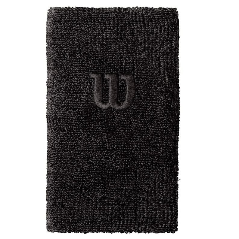 Frotka Tenisowa Wilson Extra Wide W Wirstband: Czarna