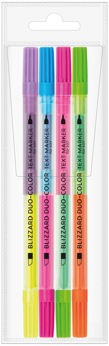 Toma, Zakreślacz Blizzard Duo-Color Mix /4/
