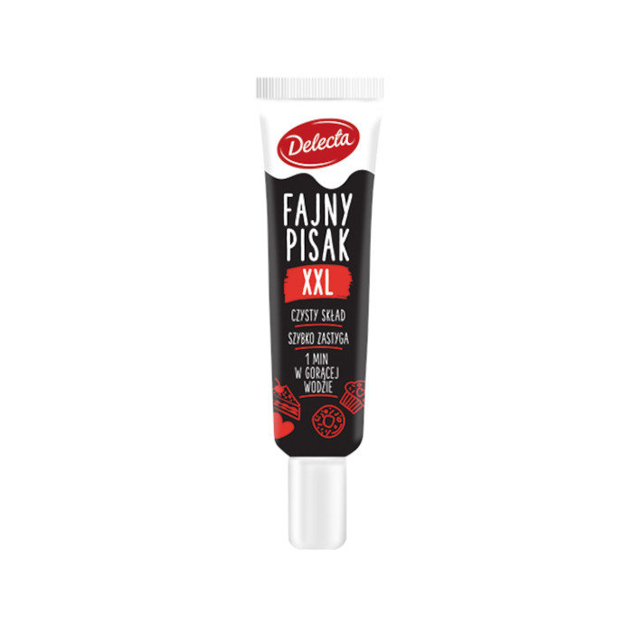 Delecta Fajny Pisak XXL Kolor czarny do dekoracji wypieków 30 g