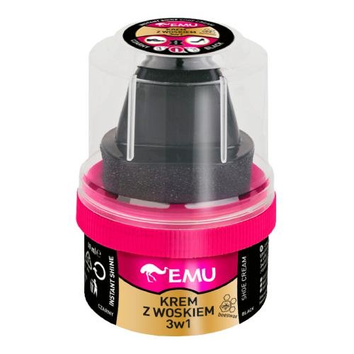 Emu Krem Z Woskiem Do Butów 3W1 Czarny, 50Ml