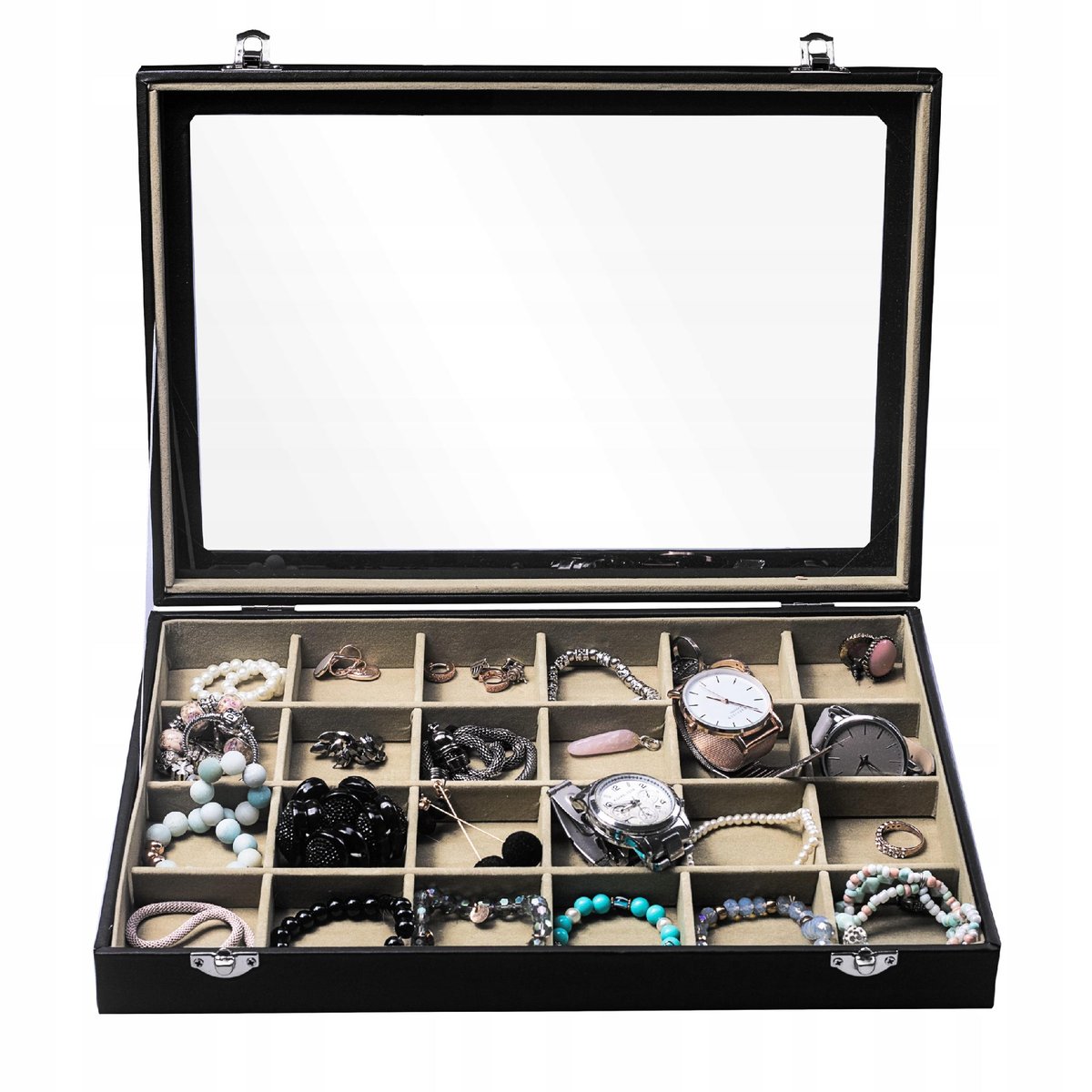 Szkatułka Pudełko Etui Organizer Na Biżuterię E3