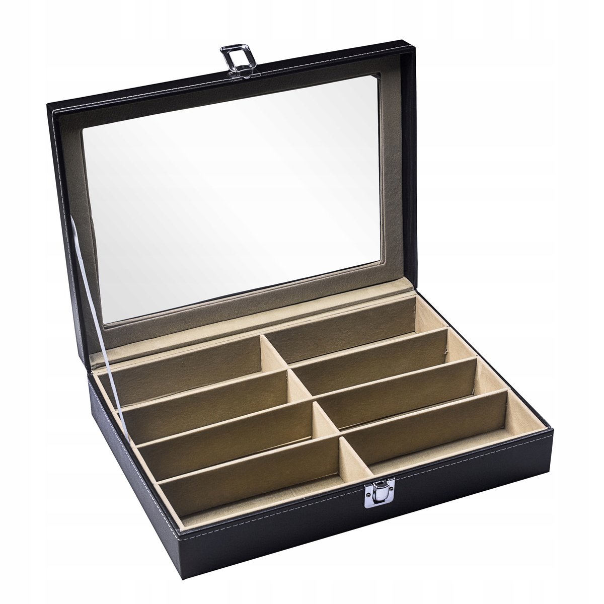 Pudełko Etui Organizer Szkatułka Na Okulary 8 Szt