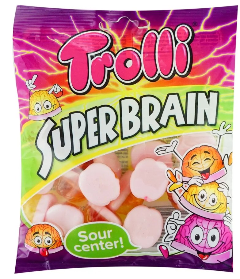 Trolli Super Brain Fruit Żelki 100G