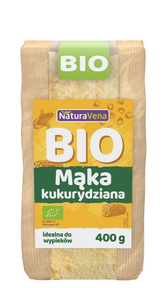 NaturaVena Mąka kukurydziana 400 g Bio
