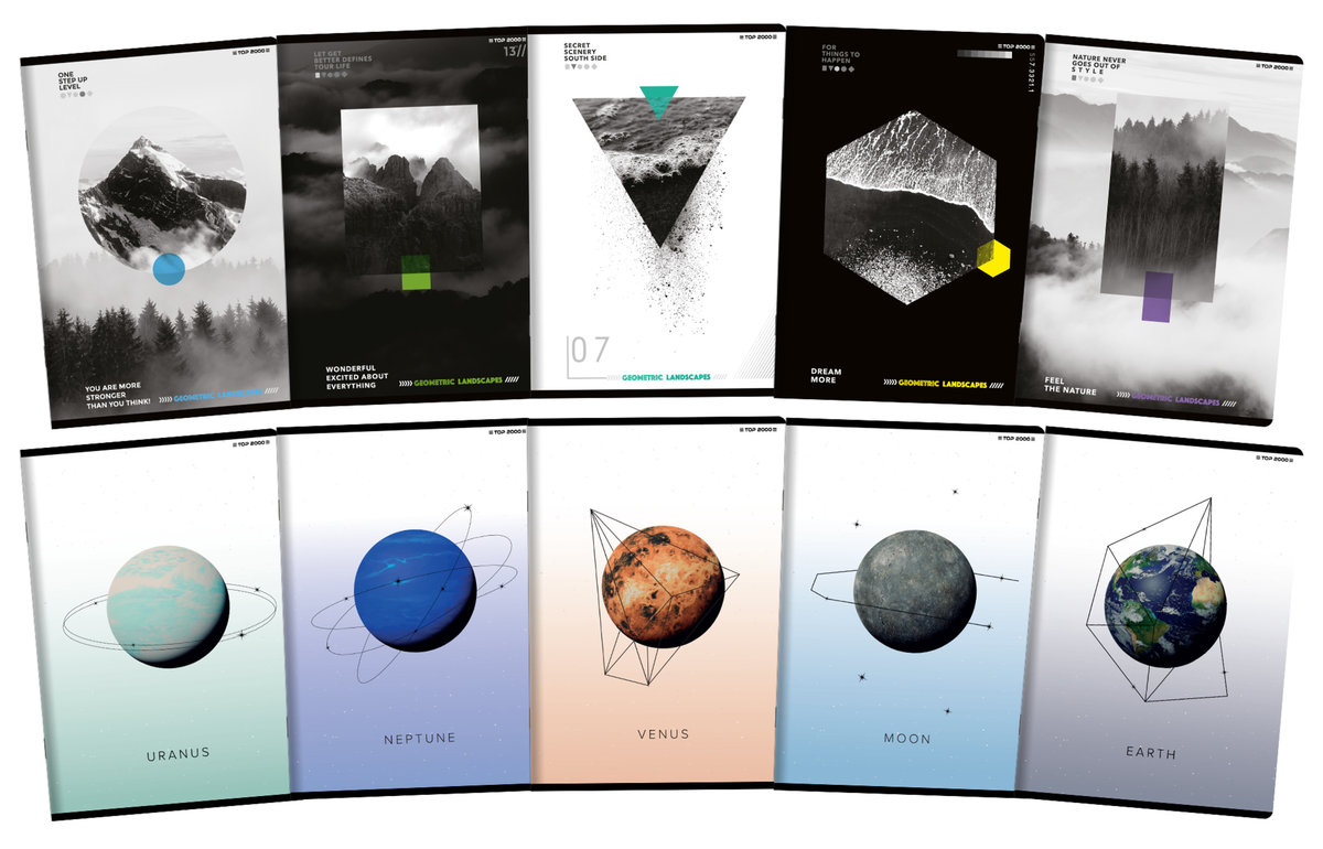 zeszyt geo/planet a5 z marginesem