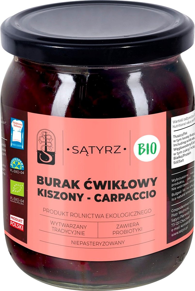 Sątyrz BURAK KISZONY NA CARPACCIO BIO 450 g -
