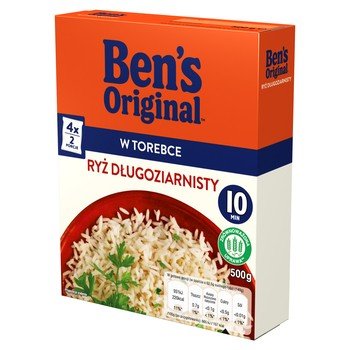 Uncle Bens Ryż długoziarnisty 500 g (4 torebki)