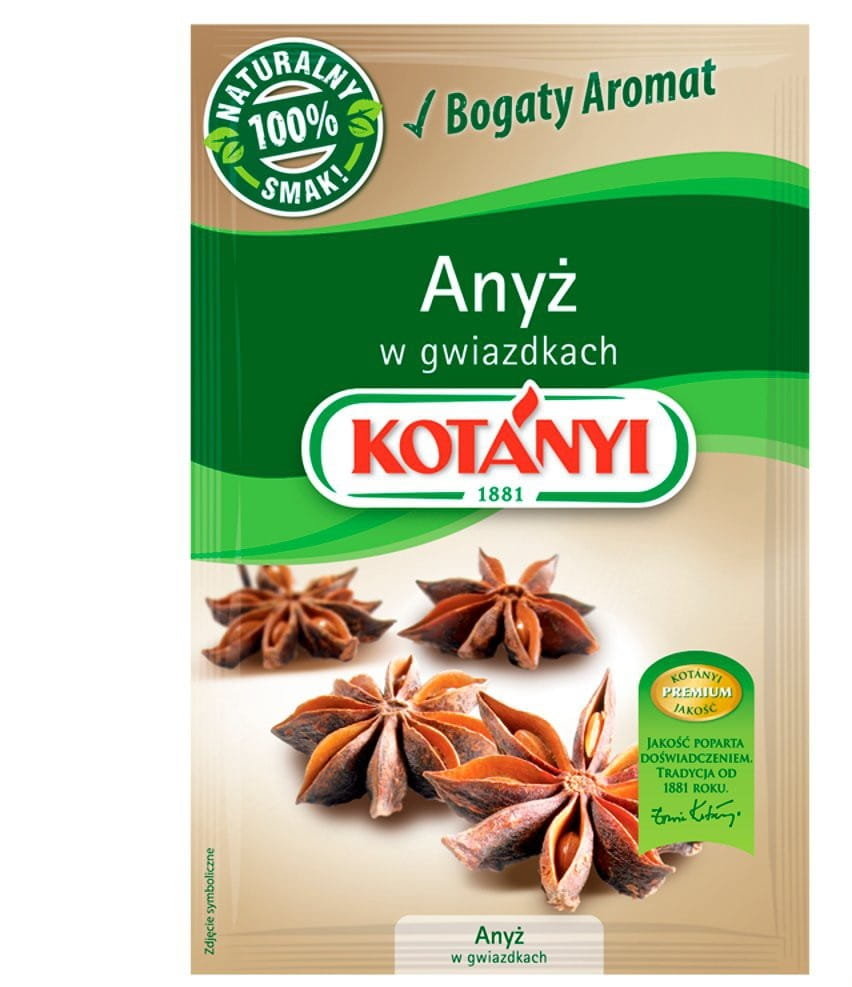 Kotanyi Anyż w gwiazdkach 8 g Kotányi
