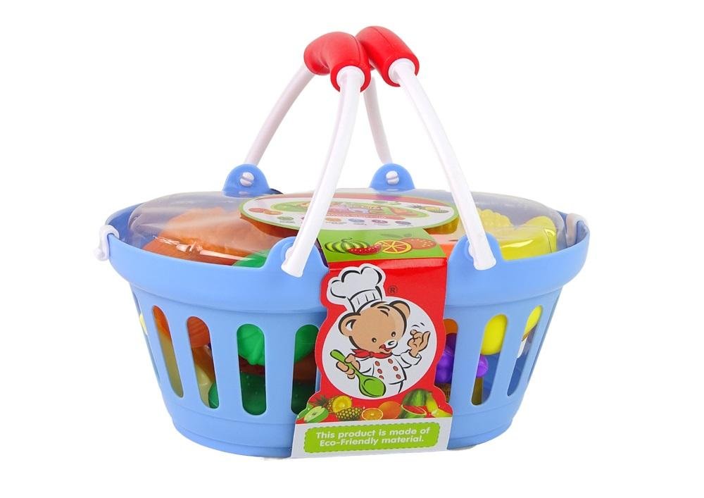 Zestaw artykułów spożywczych w koszyku - Leantoys