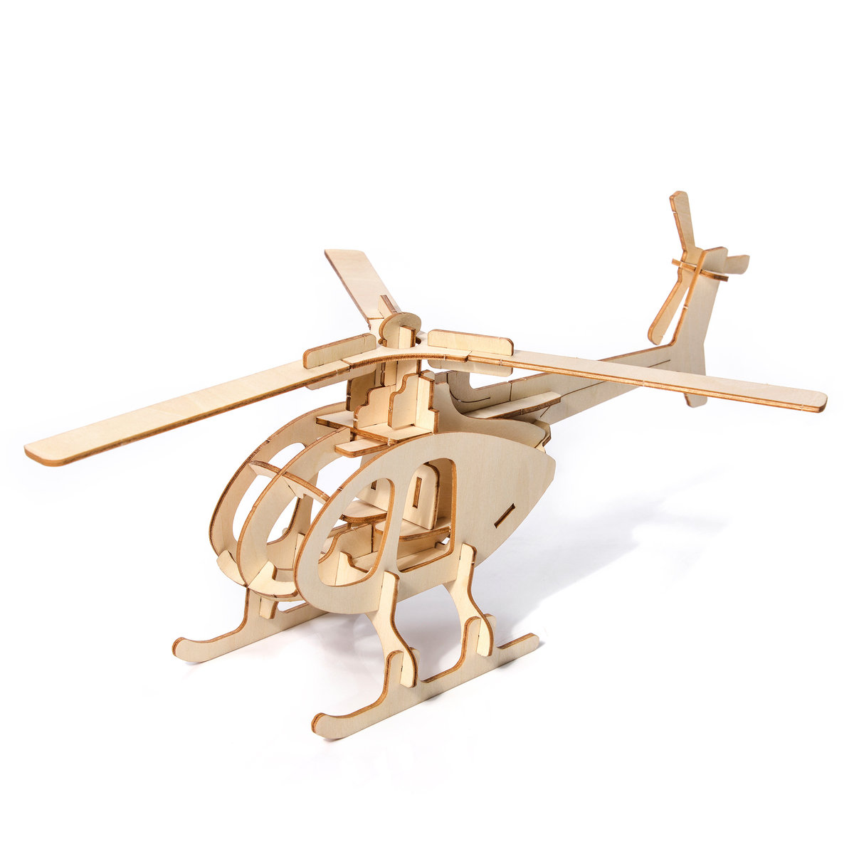 puzzle drewniane 3d helikopter