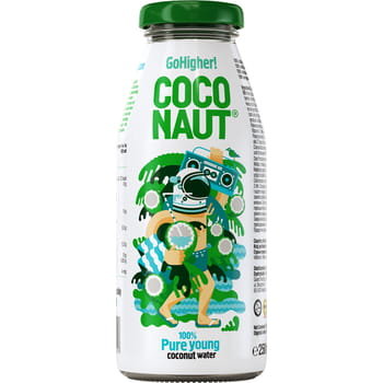 Coconaut WODA Z MŁODEGO KOKOSA 100%  250ML szkło -  COCONAUT 18437-uniw