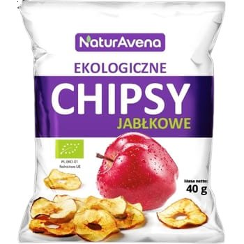 NATURAVENA Chipsy jabłkowe BIO 40g - Naturavena 5908445471032