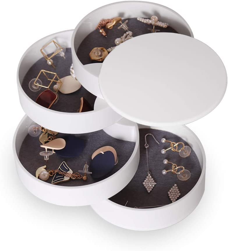 Szkatułka Pudełko Organizer Biżuterię Lusterko F1B