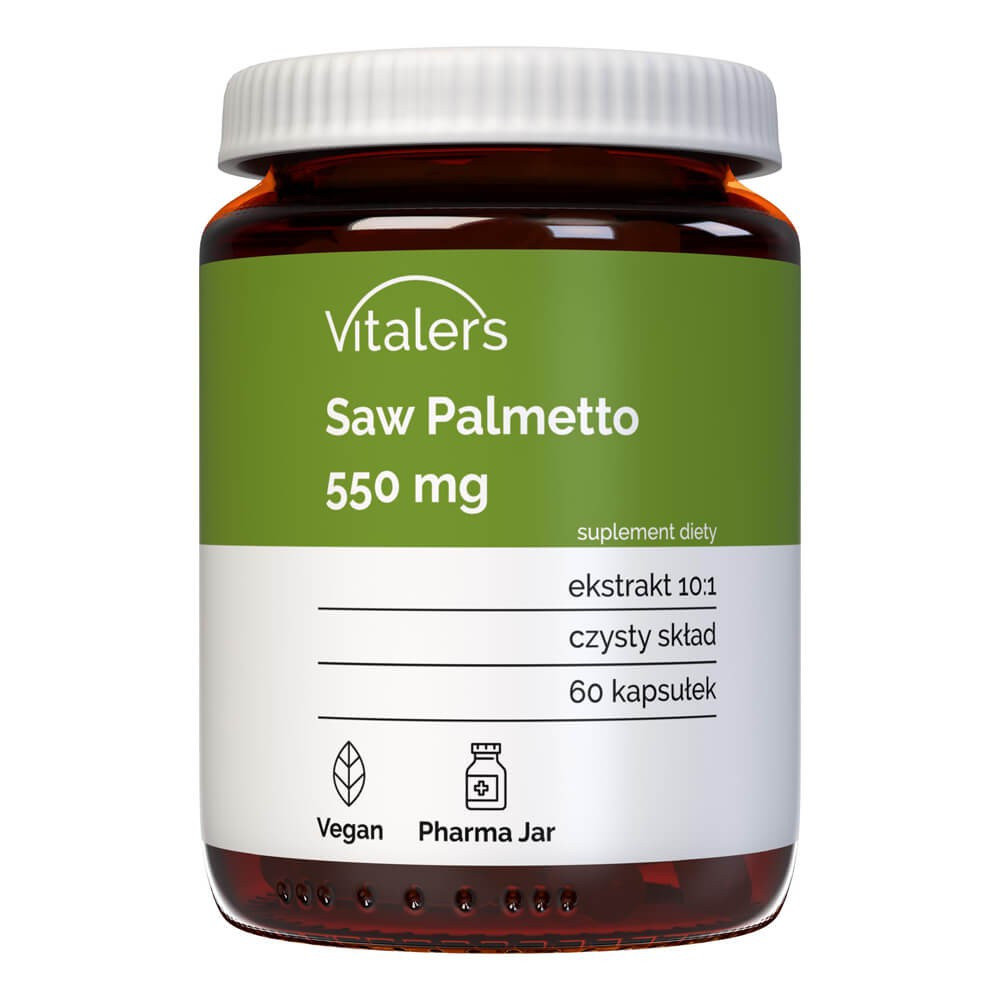 Vitaler's Saw Palmetto (Palma Sabałowa) 550 mg - 60 kapsułek