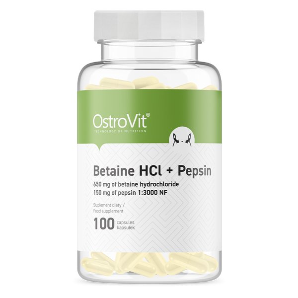 Ostrovit, Betaina HCl + Pepsyna, 100 kaps.