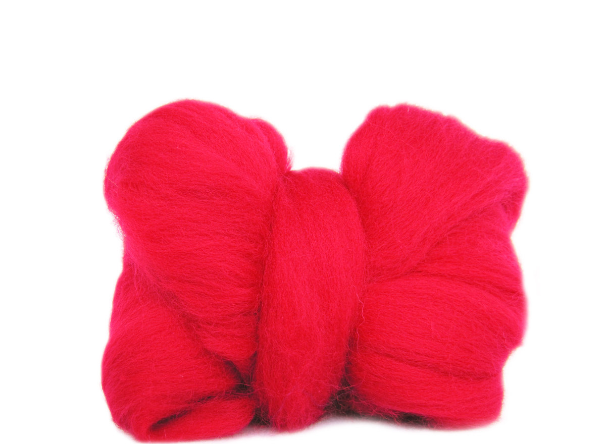 Wełna, Czesanka Polska, 10G- Czerwony