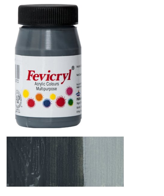 Farba Do Tkanin Pidilite 07 Grey 50Ml    Fevicryl