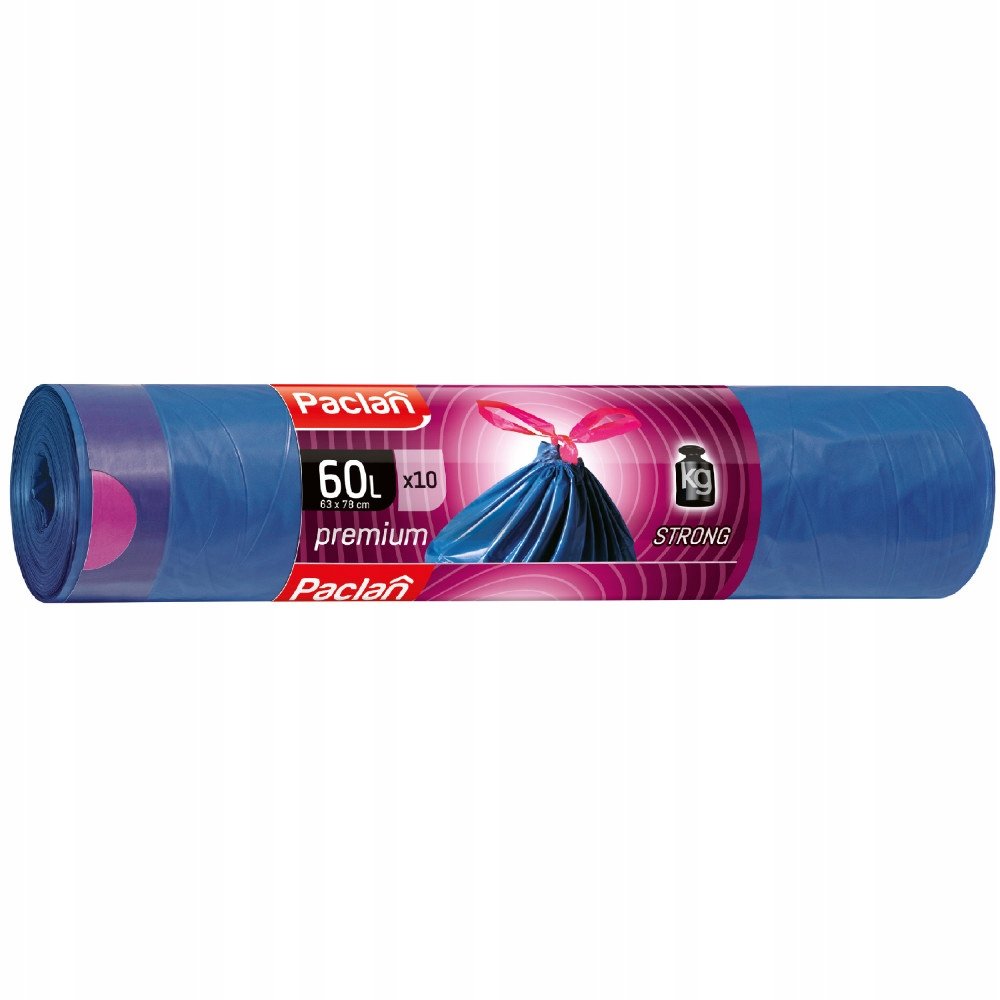 Paclan Worki na śmieci Premium 60l x 10szt.