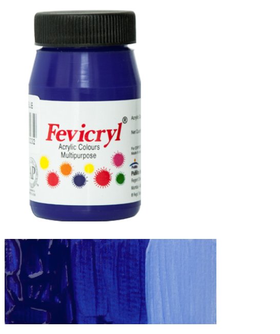 Farba Do Tkanin Pidilite 23 Ultramarine  Blue 50Ml Fevicryl