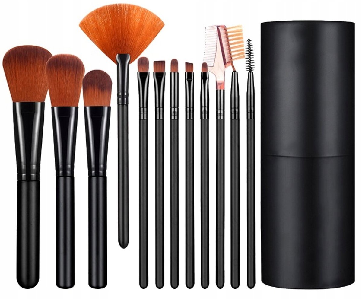 Zestaw pędzli do makijażu Profesjonalny 12 etui