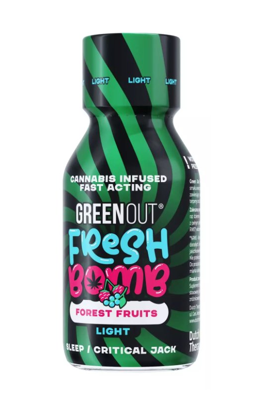 GreenOut, Fresh Bomb Forest Fruits, Light Green Out, 100ml