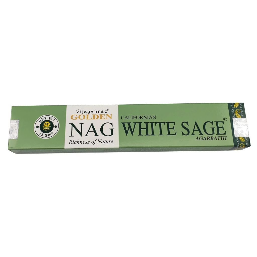 Vijayshree Kadzidełka Golden Nag White Sage Vijayshree 15g 14A7-5063D_20210420145001