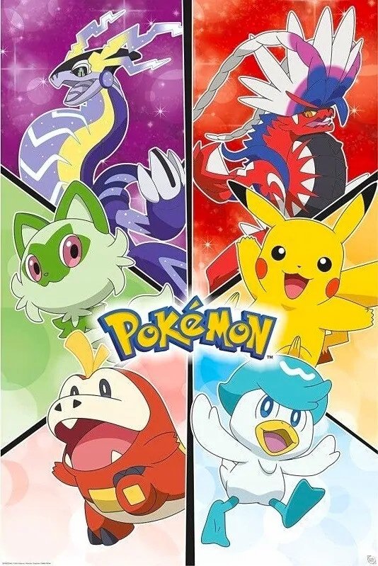 Plakat Pokemon Scarlet & Violet 61X91,5Cm