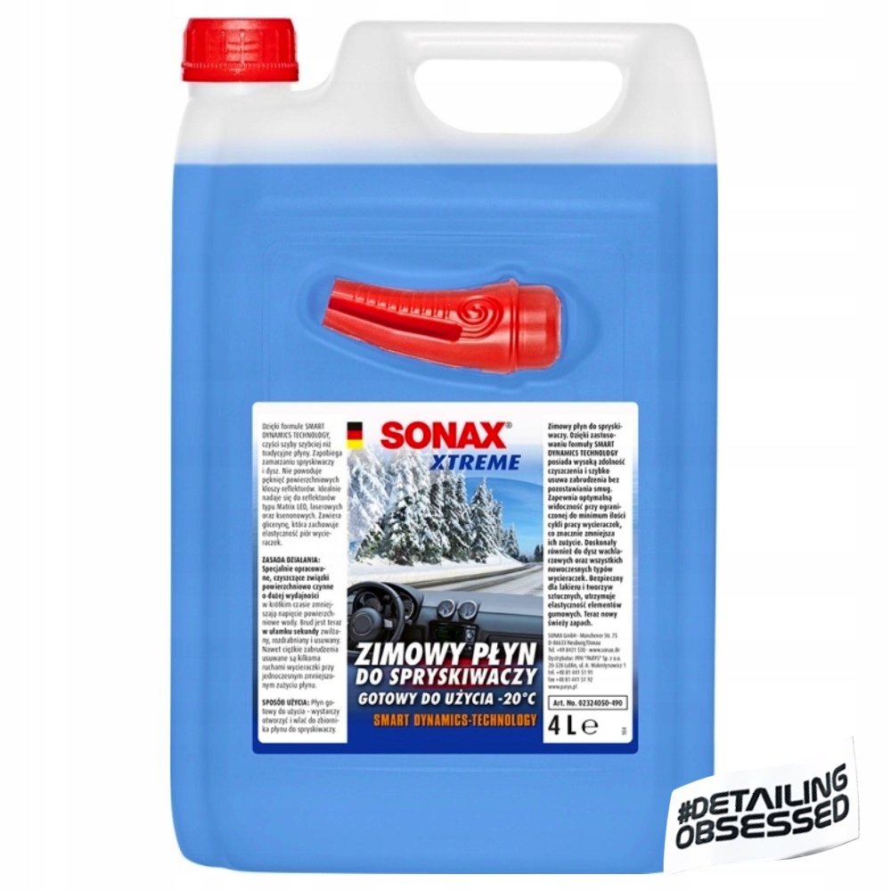 Płyn Do Spryskiwaczy Zimowy Sonax Xtreme 4000Ml