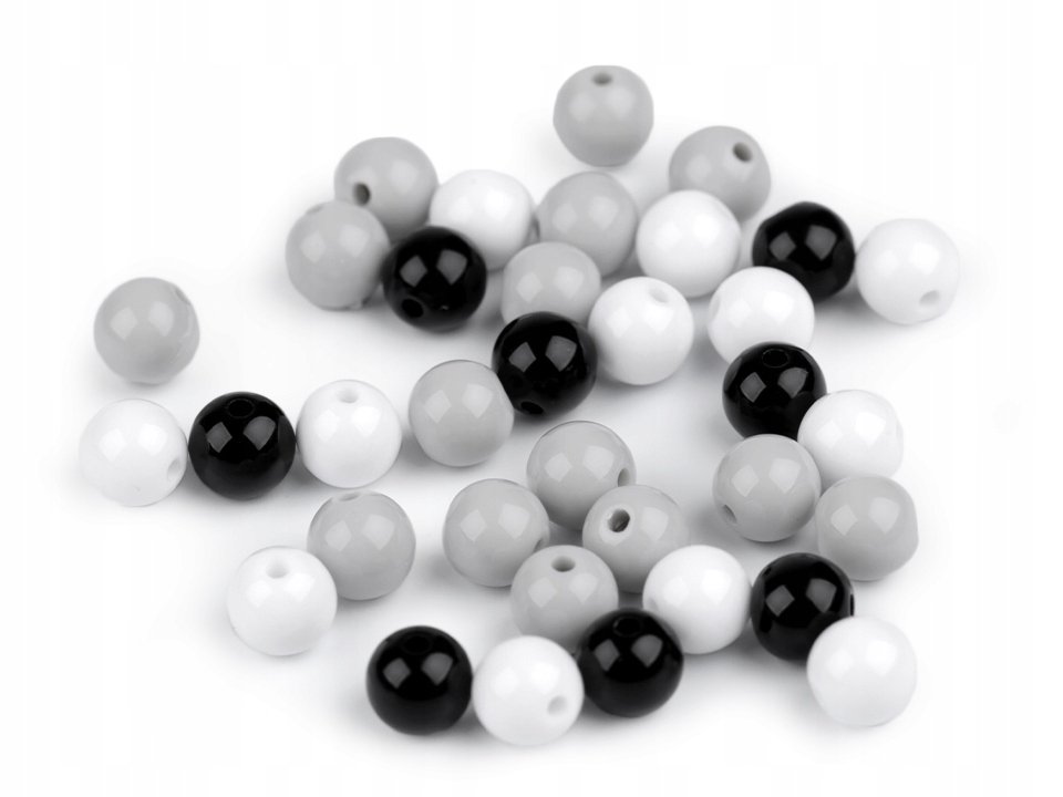Koraliki Plastikowe Color Mix9 - 8Mm 20Szt