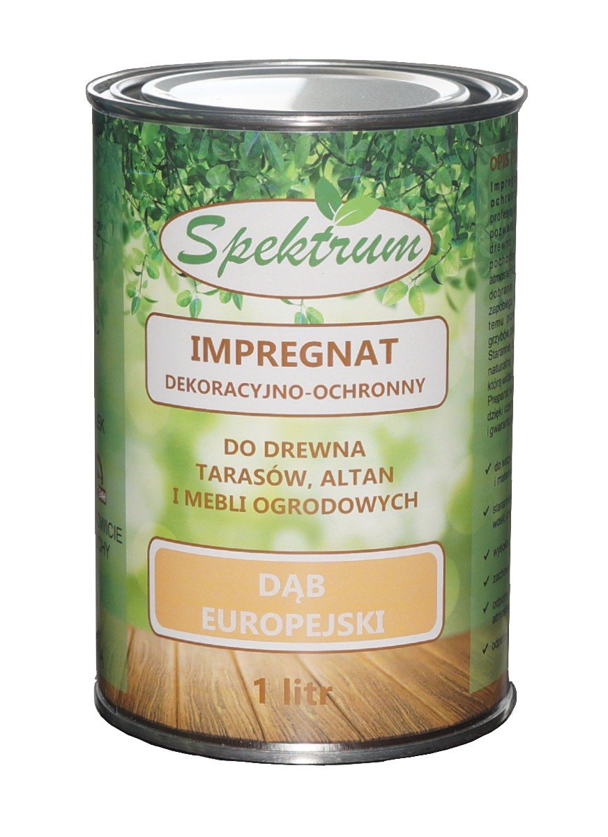 Impregnat Dekoracyjno-Ochronny Spektrum 1Litr Kolor 