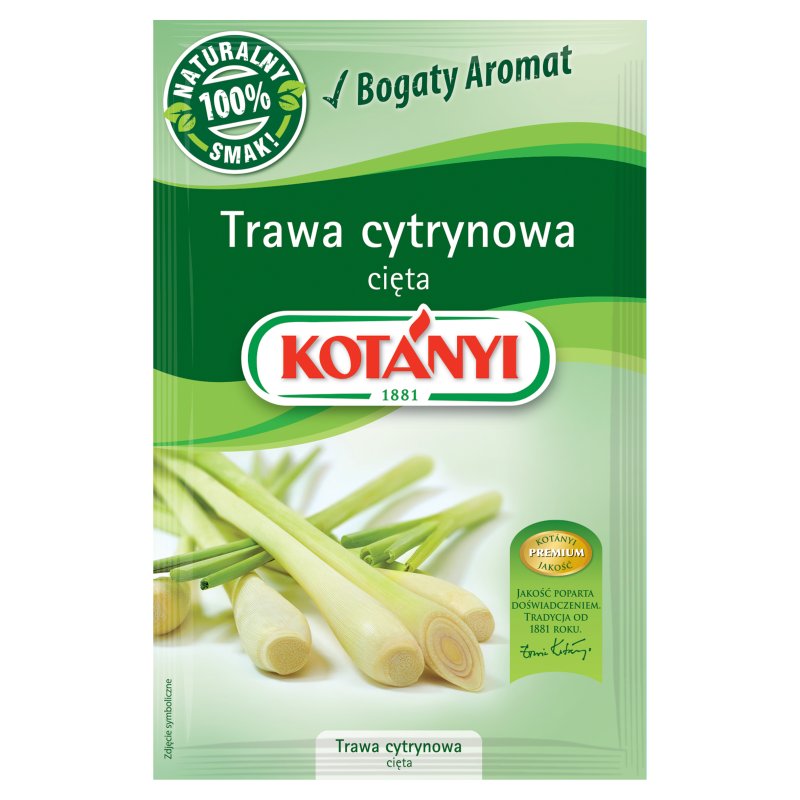 Kotanyi TRAWA CYTRYNOWA 15G 352204