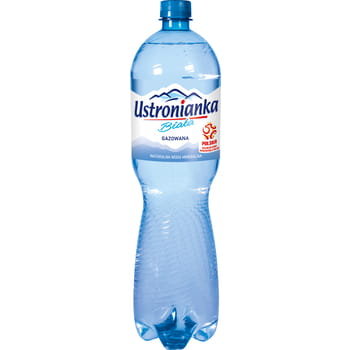 Ustronianka Biała Naturalna woda mineralna gazowana 1,5l