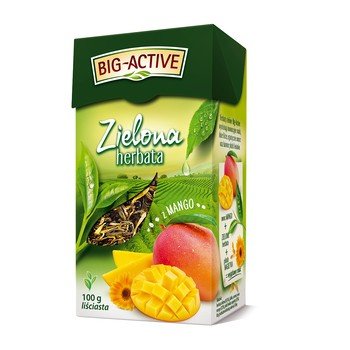Big-Active herbata zielona z mango liść 100g