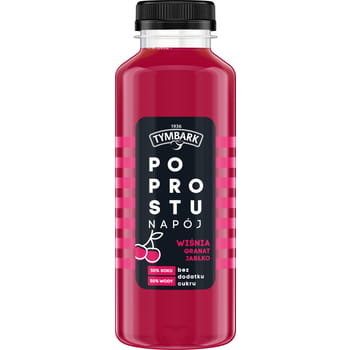 Tymbark Po Prostu napój wiśnia granat jabłko 400 ml