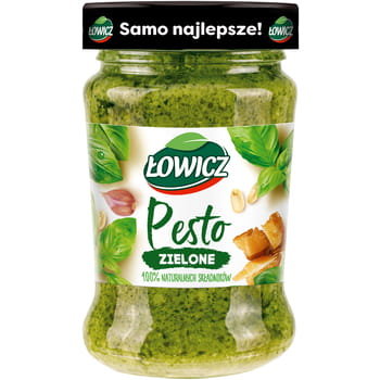 Łowicz Pesto zielone 100% naturalnych składników 180g