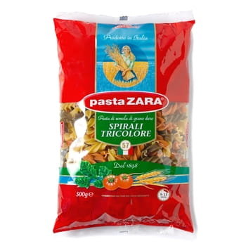 Pasta Zara Zara SPIRALI TRICOLORE 500G (ŚWIDEREK 3 KOLORY) 40350043