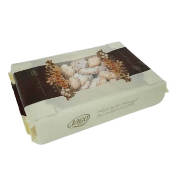 JAGO.ROZETKI PUDROWE CIASTKA KRUCHE POSYPANE CUKREM PUDREM (8%)) 0,9 KG 1-03-03-