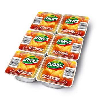 Łowicz Produkt owocowy do smarowania Brzoskwinia 6x25 g